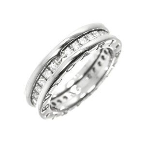 BVLGARI B-zero1 Band Diamond Ring 18K WG 750 size48 4.5(US) 90276086